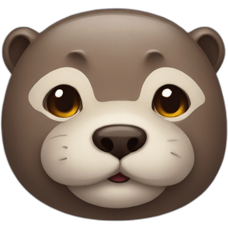 tired otter emoji