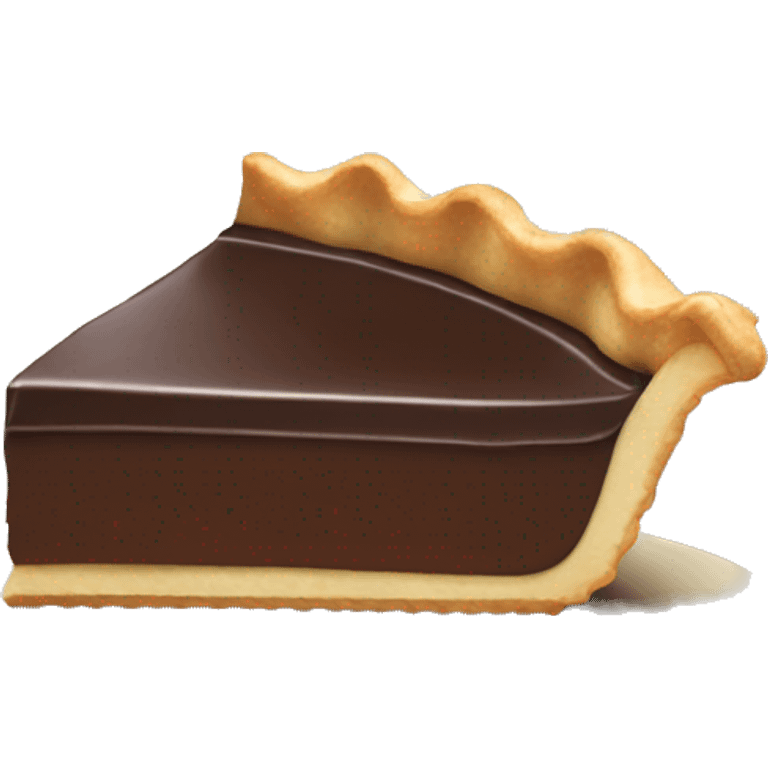 Chocolate pie emoji