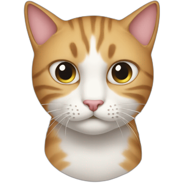 a cat that hates people emoji