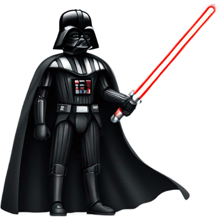 Darth Vader with Lightsaber emoji