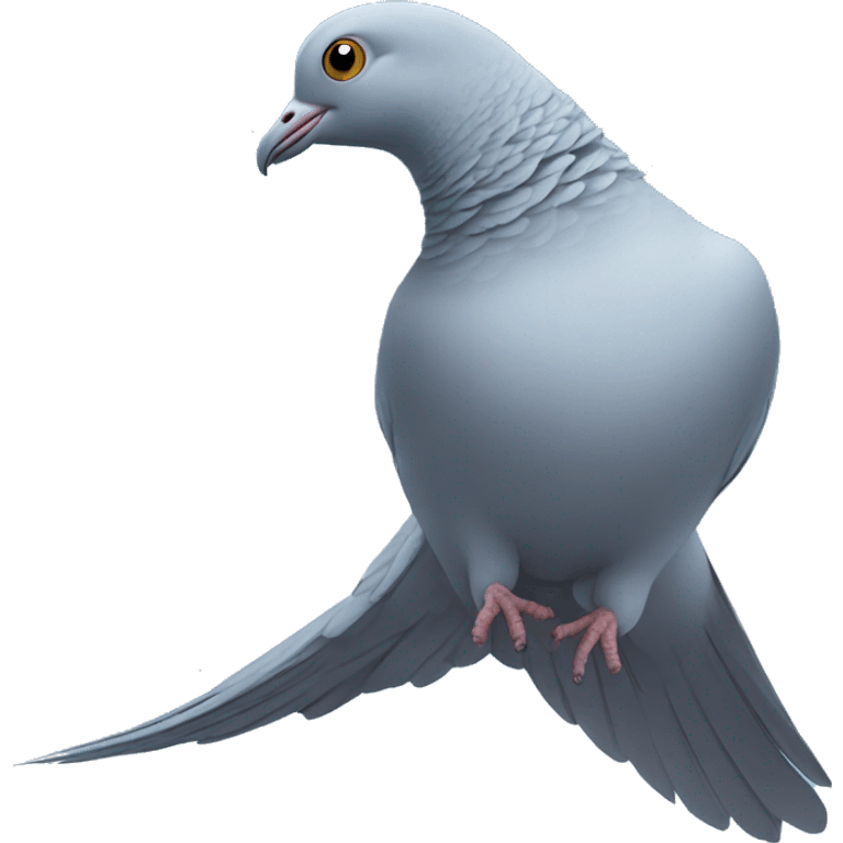 pigeon in the blue sky emoji