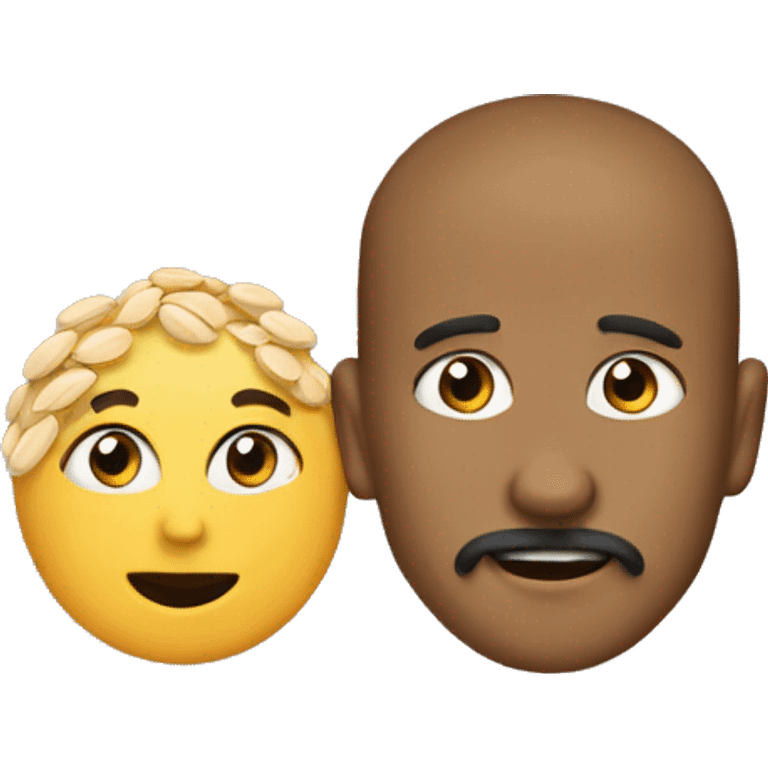 a couple of oats emoji