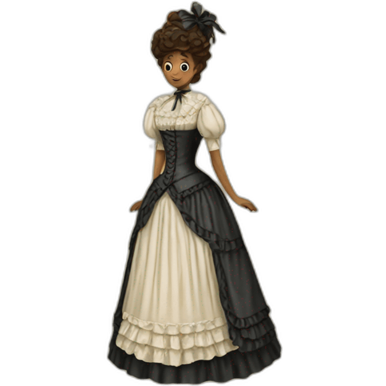 Victorian dress emoji