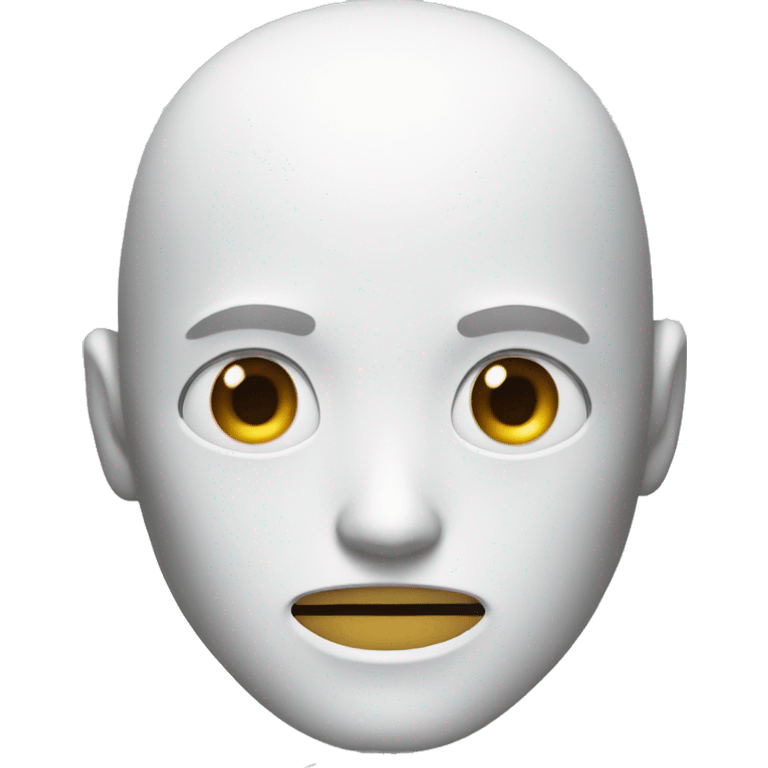 robot disguised as Saitama emoji