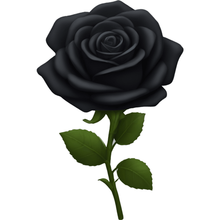 Black rose bouquet  emoji