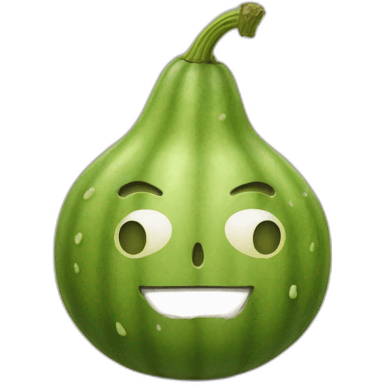 Ash gourd smiley emoji