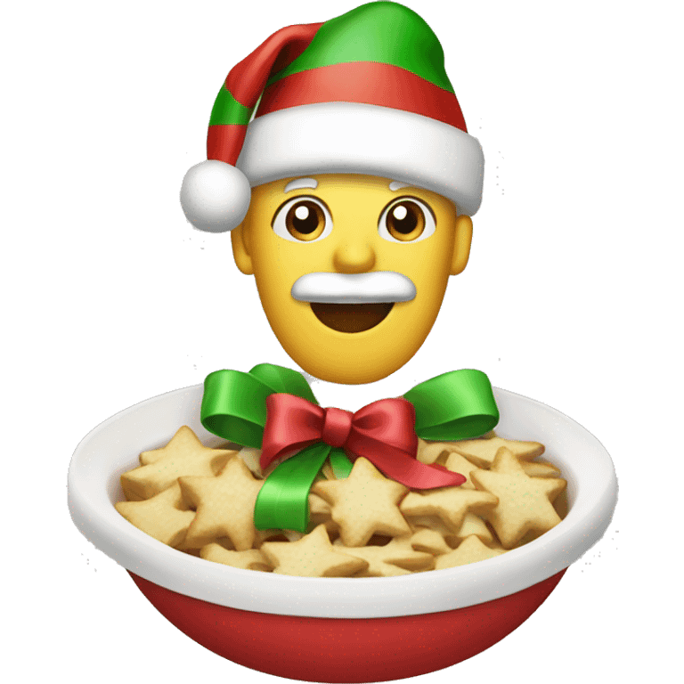 Christmas dish emoji