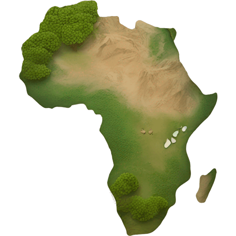 Carte Afrique  emoji