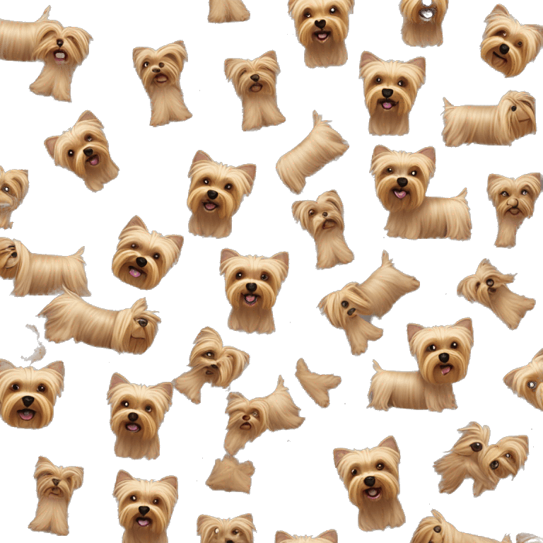 Yorkshireterrier bischon frise emoji