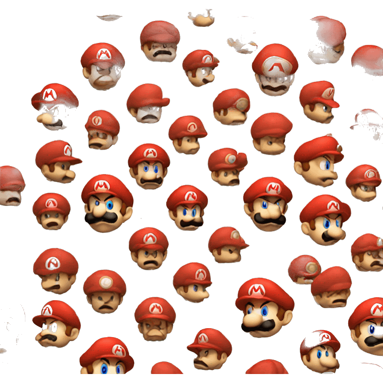 Super Angry Mario emoji