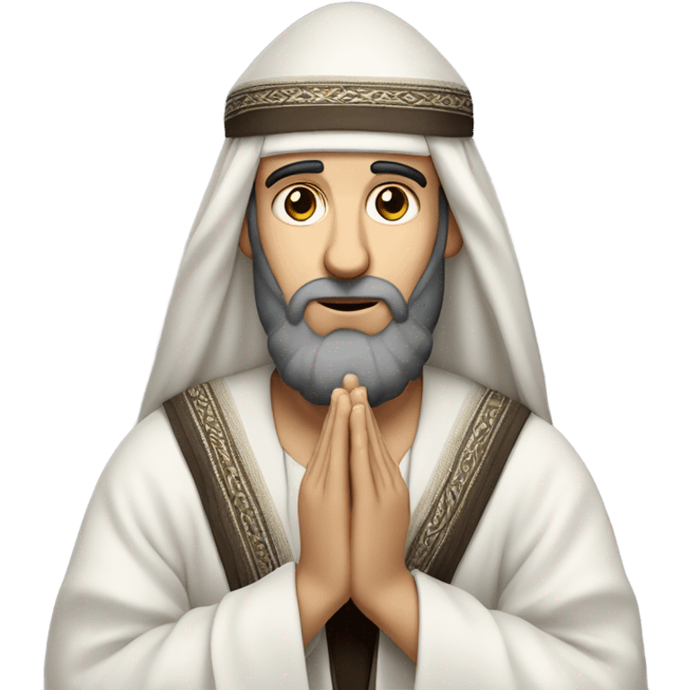 A Jewish man praying  emoji