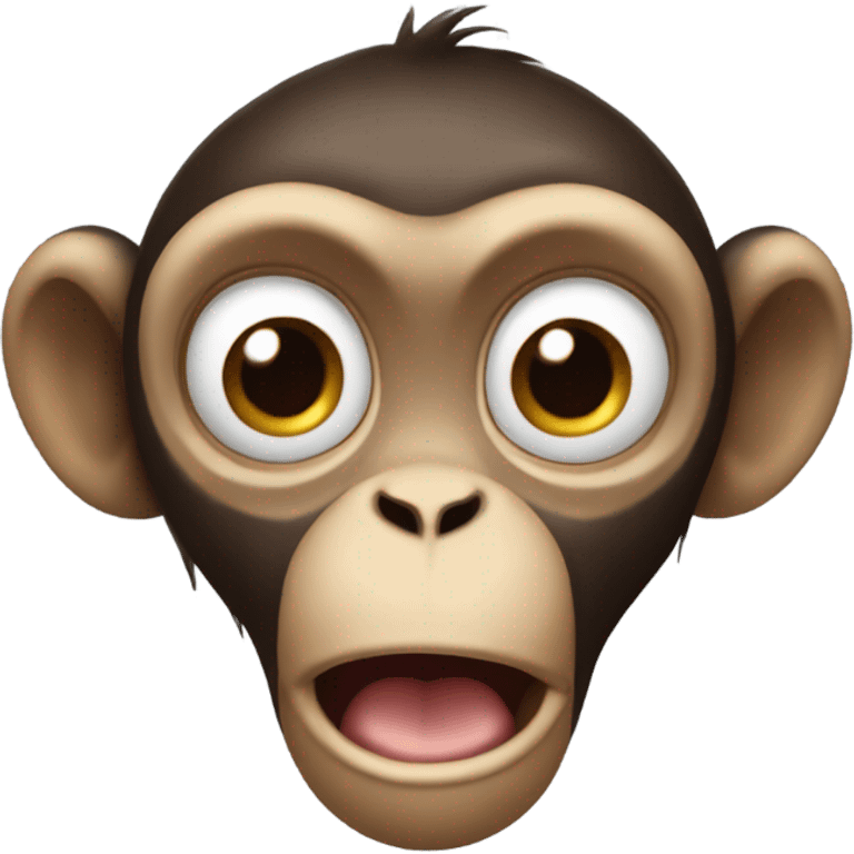 Shocked monkey emoji