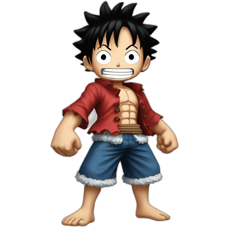 luffy gear second look like in the episode 272 emoji