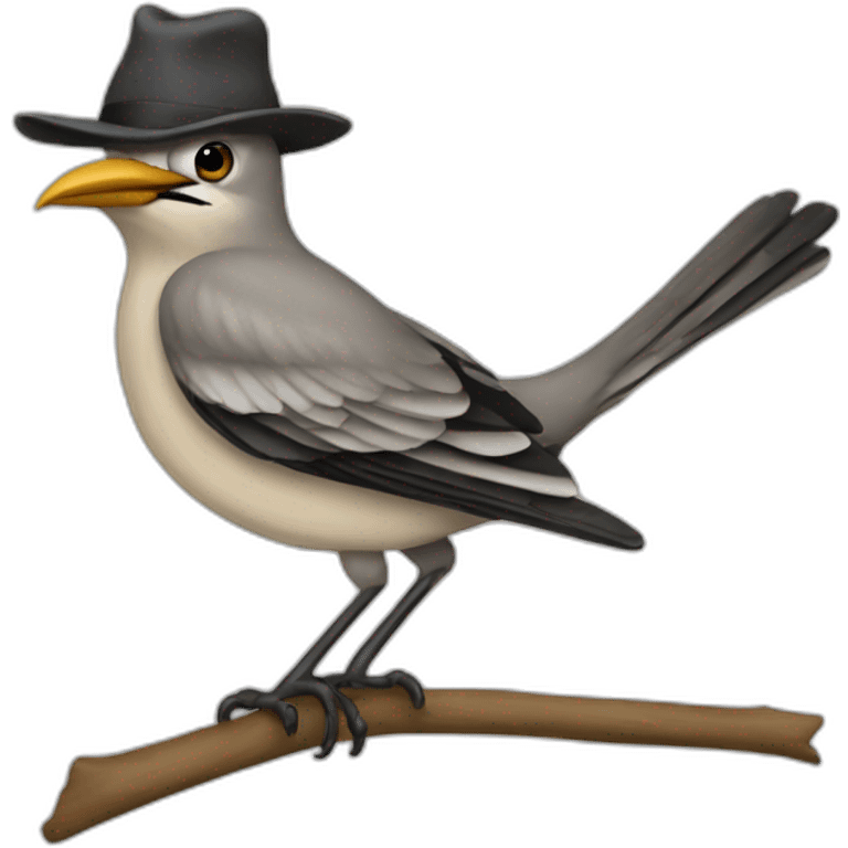 mockingbird hat emoji