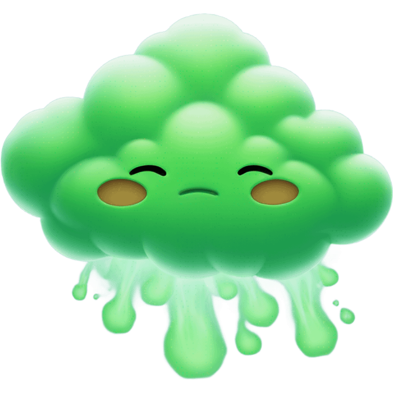 Green smell cloud emoji