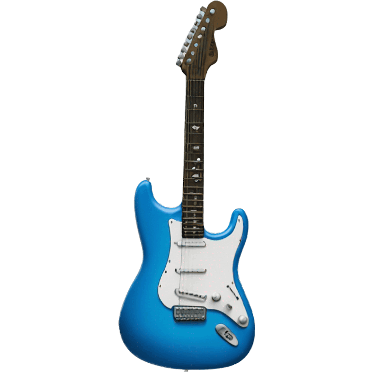 blue fender guitar emoji