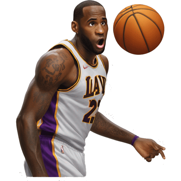 Labron dunk emoji