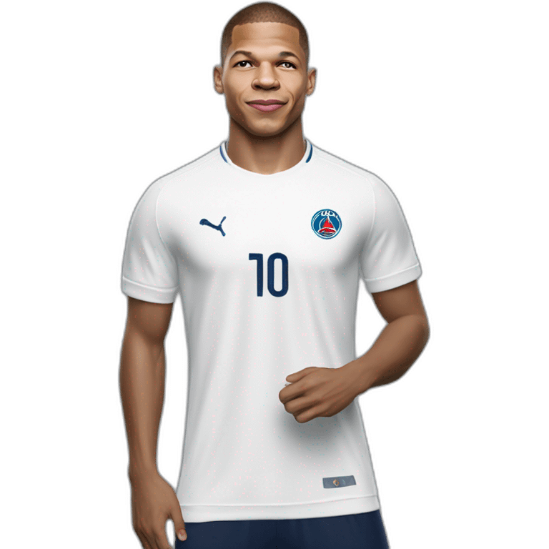 mbappé with t shirt FC schirhein emoji