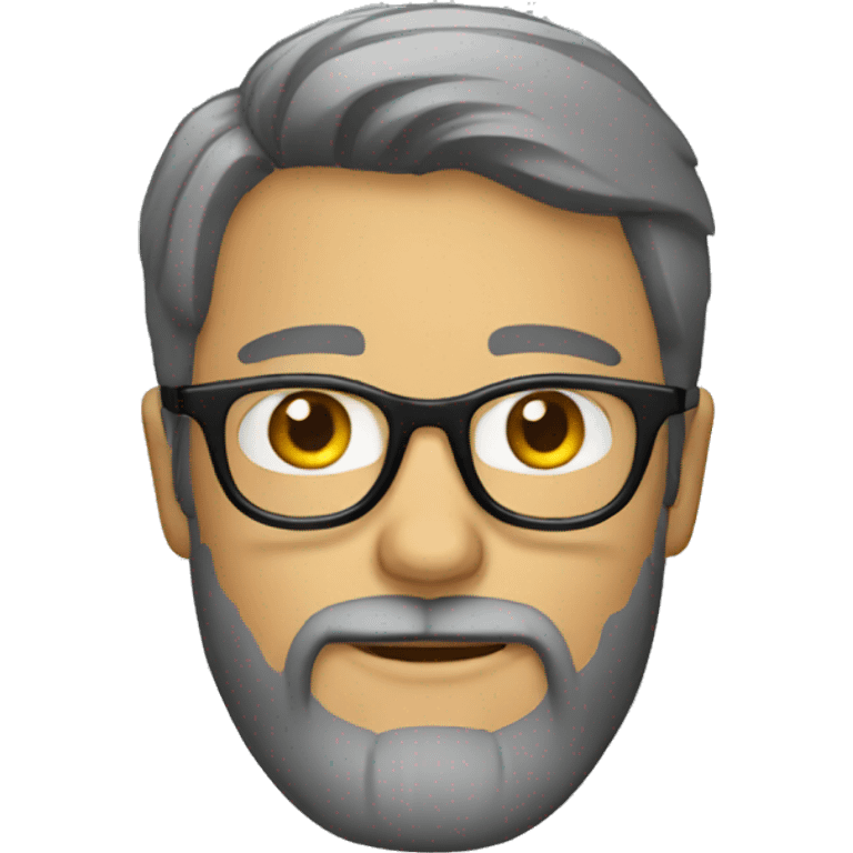 A man with beard and glasses emoji