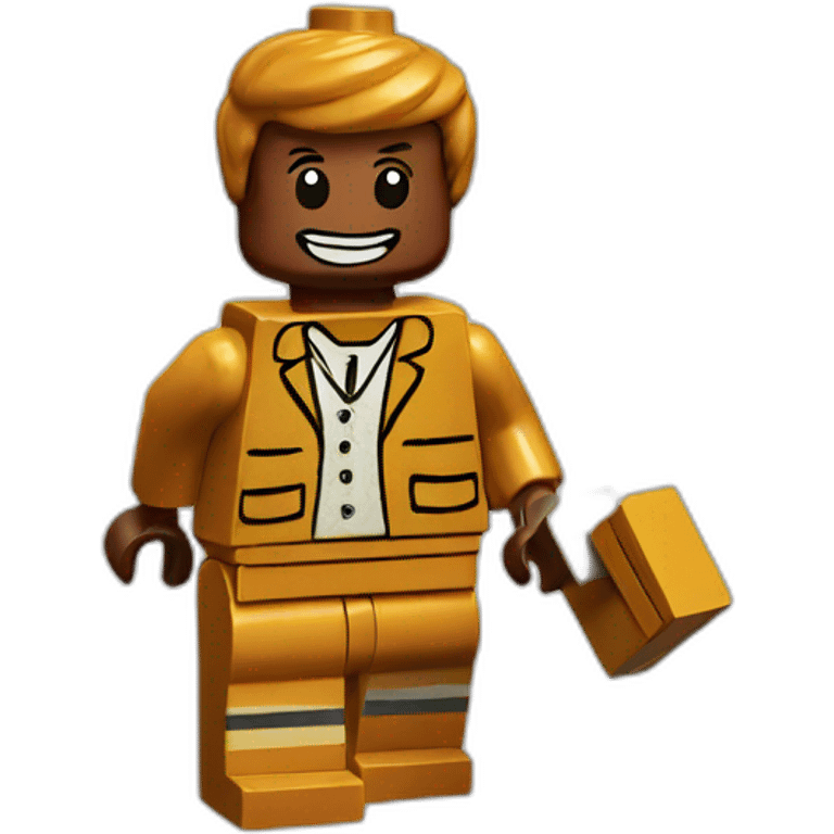 Lego brick man emoji