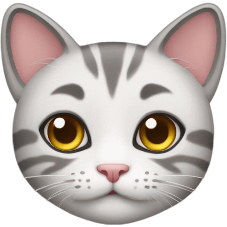 Cute cat face emoji