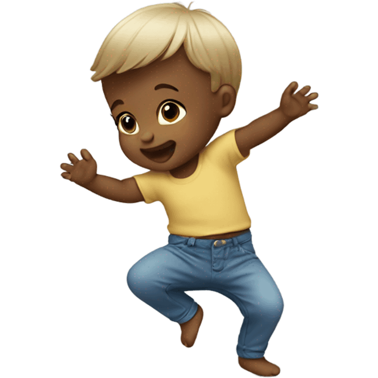 Baby dancing emoji