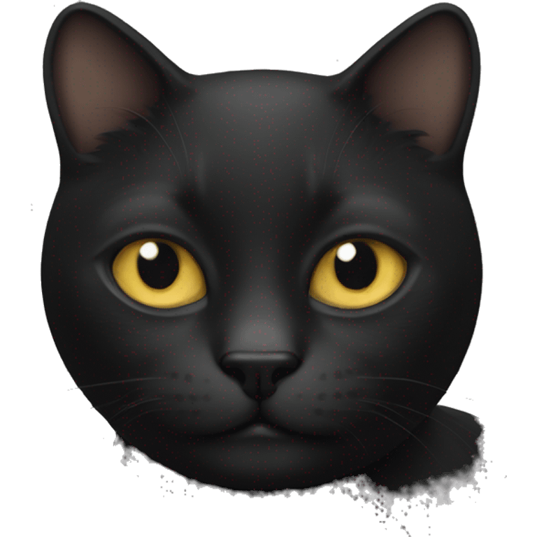 gato negro emoji