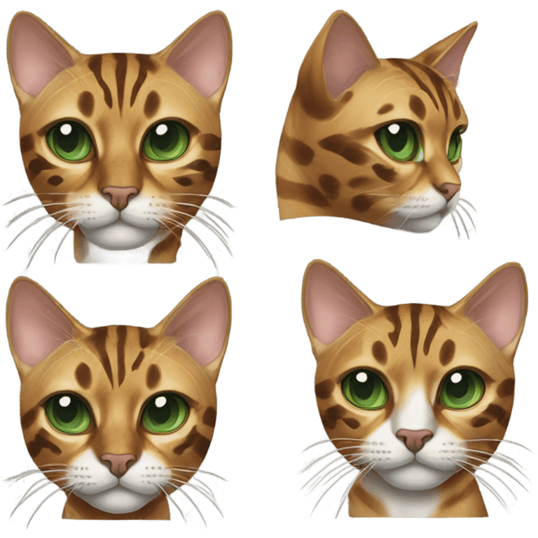 Bengal house cat emoji