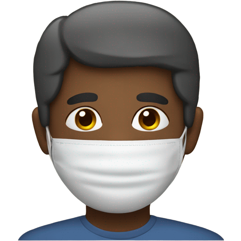 A father with  mask emoji