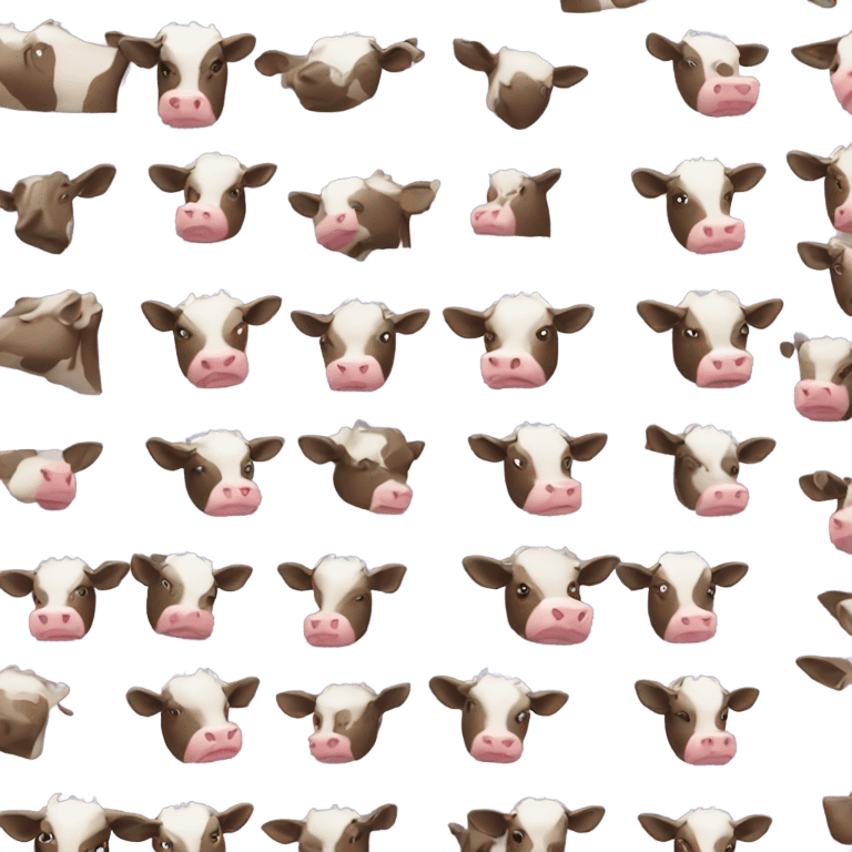 Cow in a bikini emoji