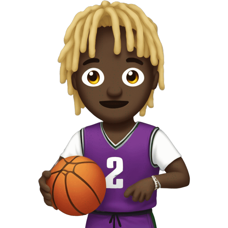 Lil uzi vert with a basketball emoji