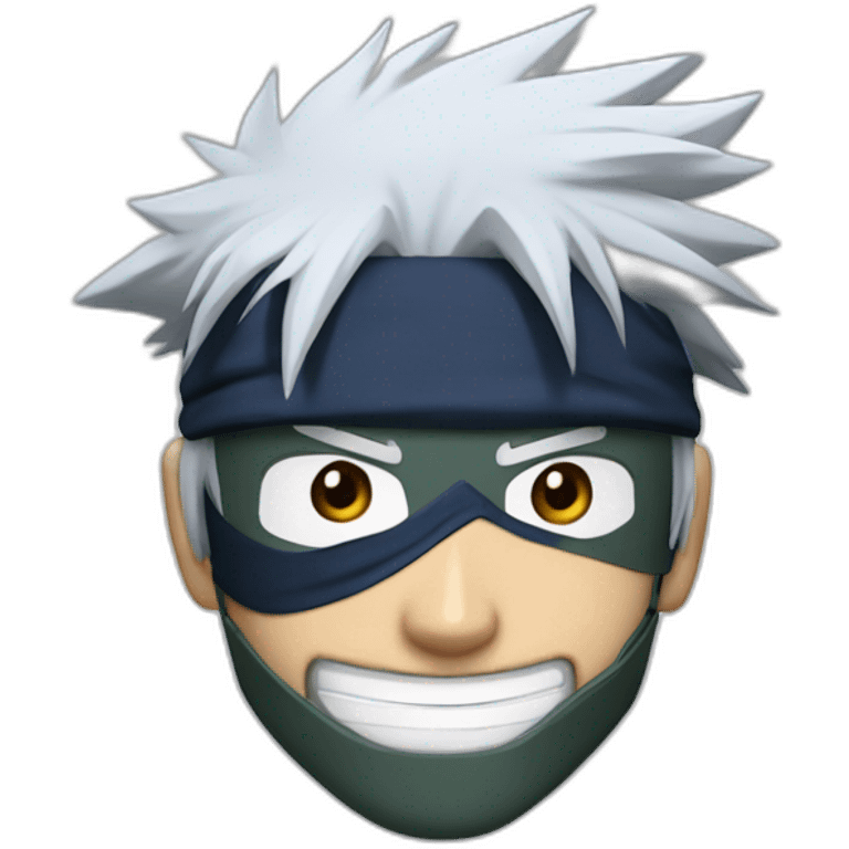 Kakashi hatake happy emoji