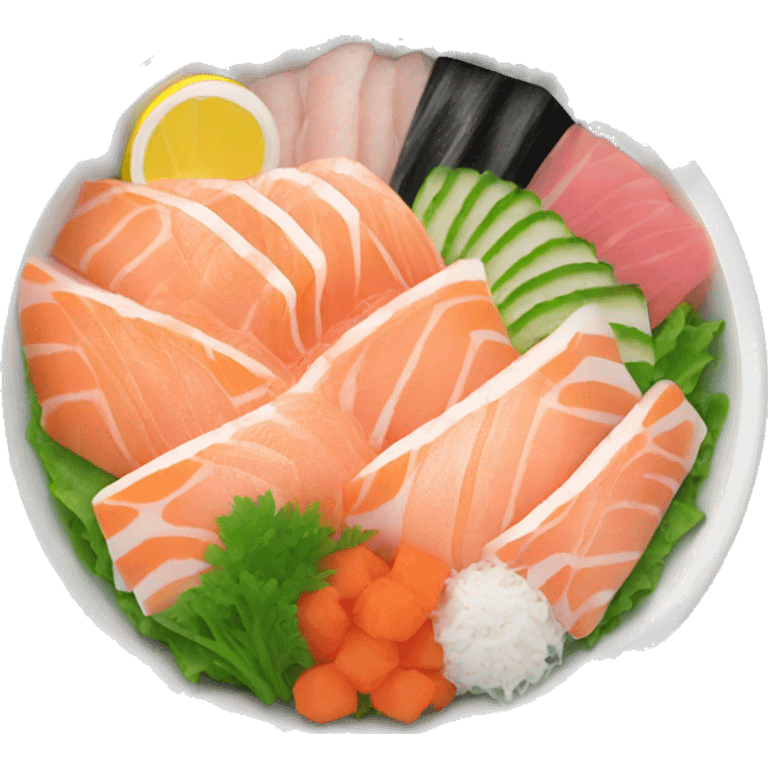 large sashimi bowl emoji