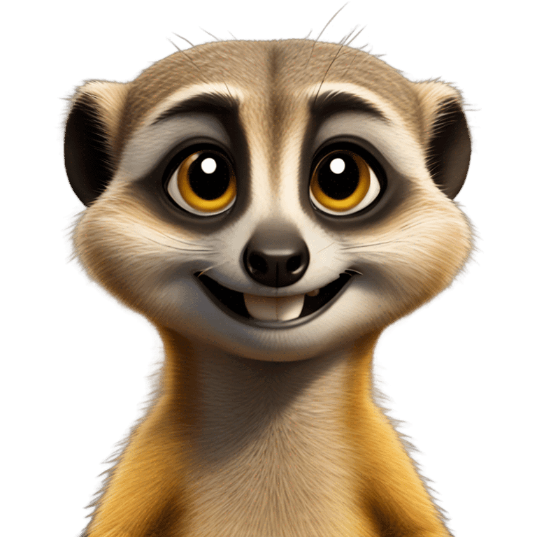 Meerkat Mad With a Smile emoji