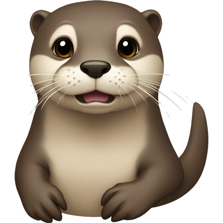 otter with a topha emoji