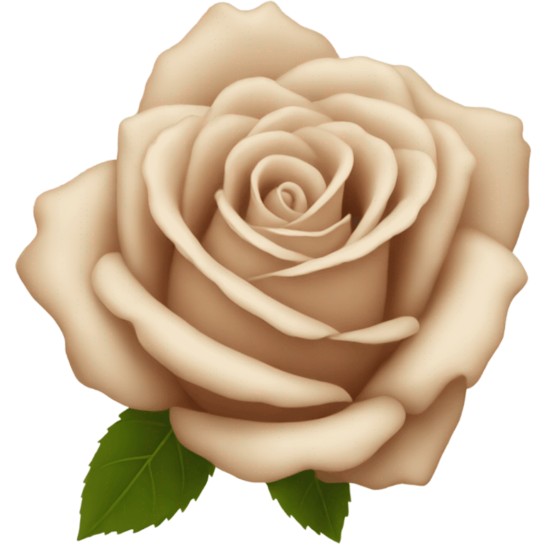 beige rose emoji