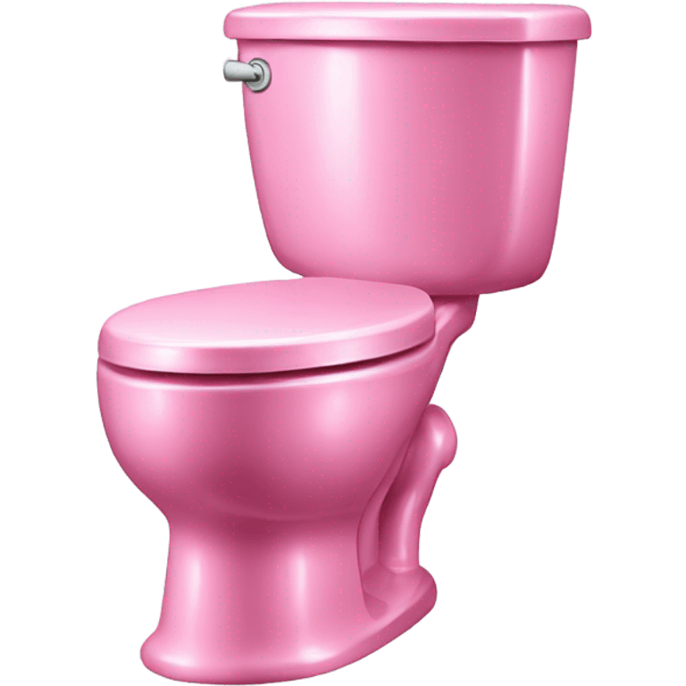 Pink toilet emoji