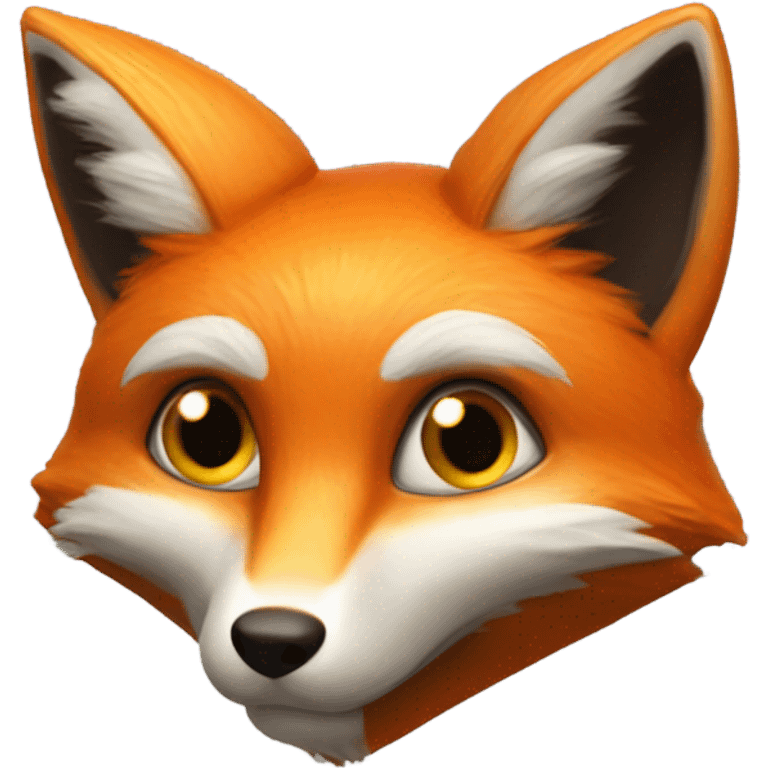 Fox with an alien head ￼ emoji