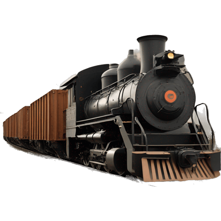 19th century freight train emoji