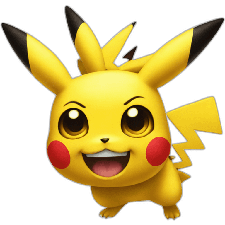 evil pikachu emoji