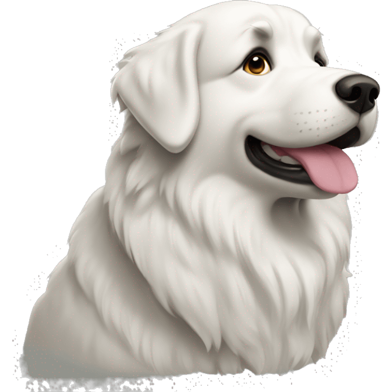 Great Pyrenees dog emoji