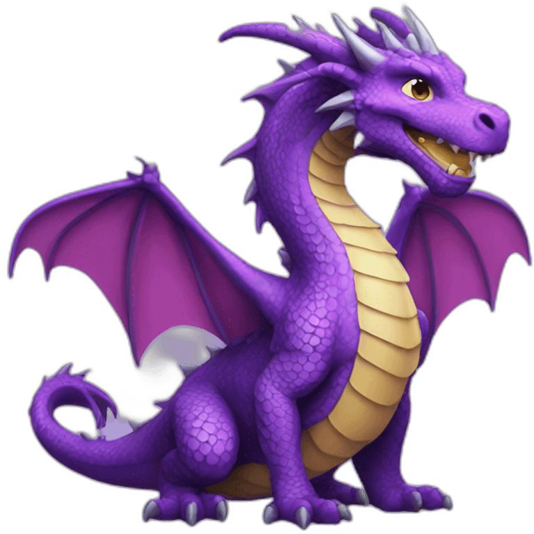 purple dragon emoji