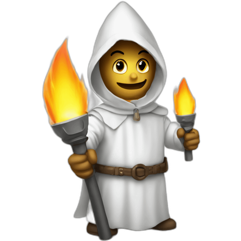 kkk enjoyer with torch emoji