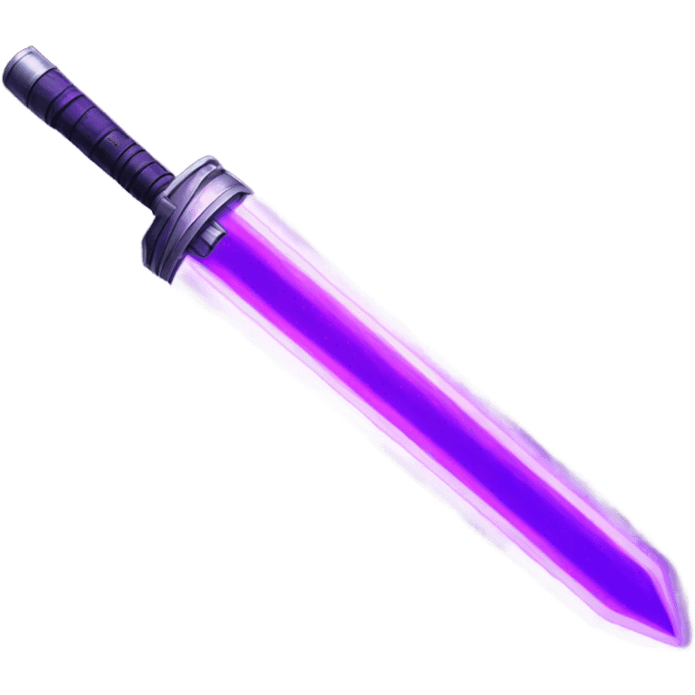 lightsaber PUrple emoji