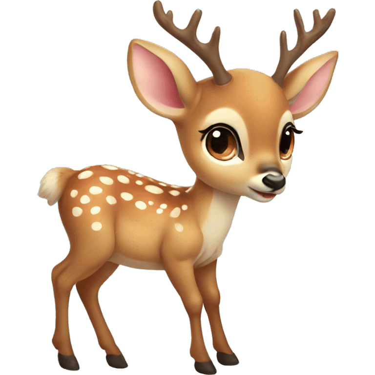 cute baby deer emoji