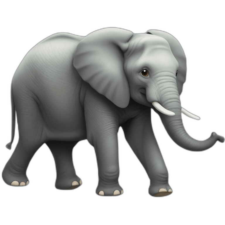 Éléphant minuscule emoji