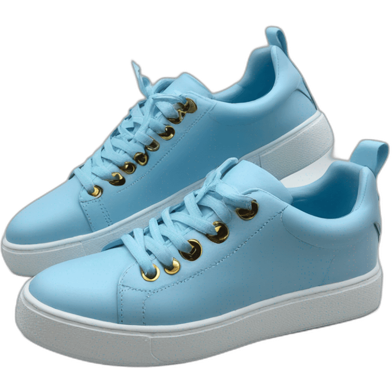 Lilith NYC sneakers Kali blue emoji