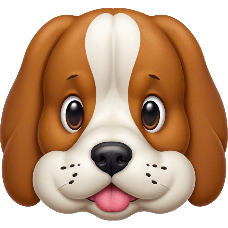 Dog with big lips emoji