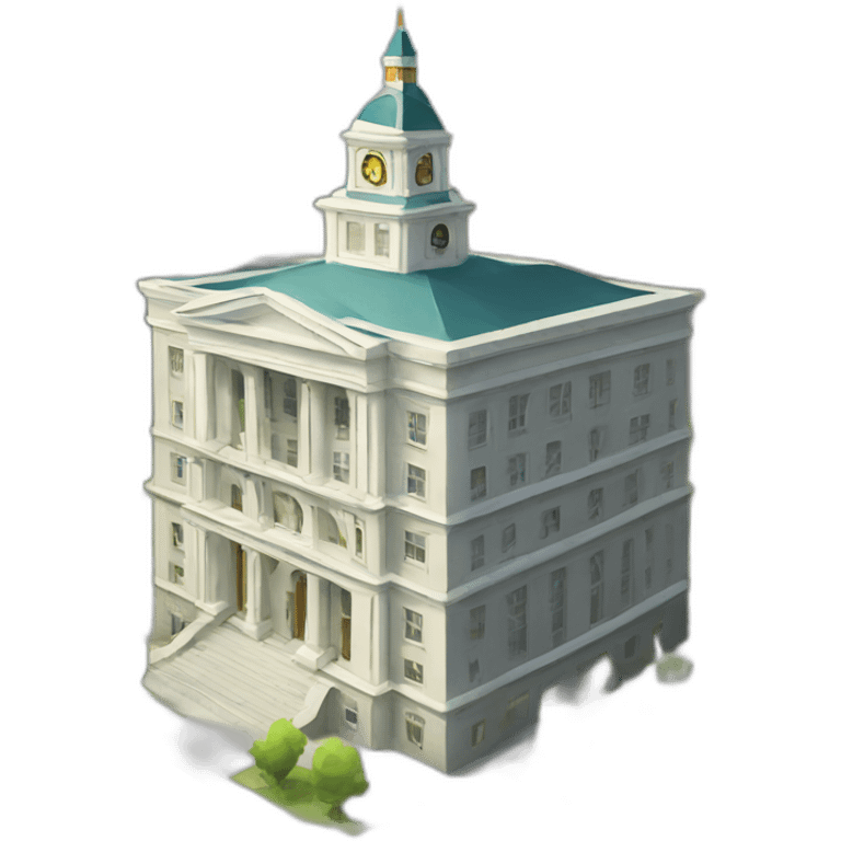 city hall in map emoji