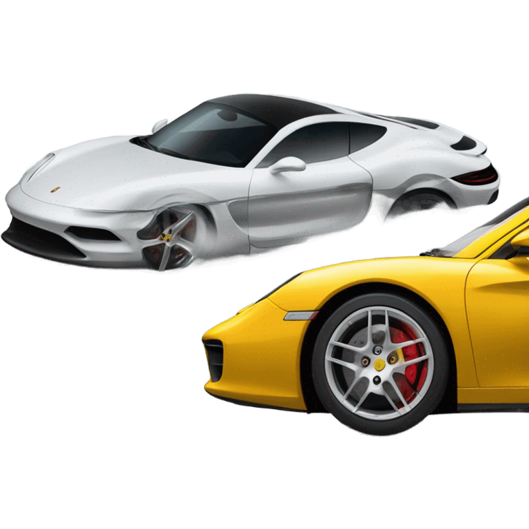 Porsche an Ferrari emoji